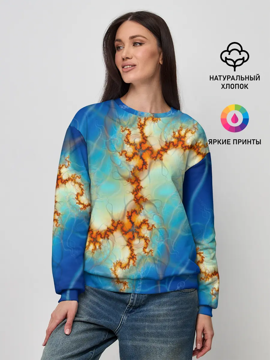 Женский свитшот / Абстрактное представление