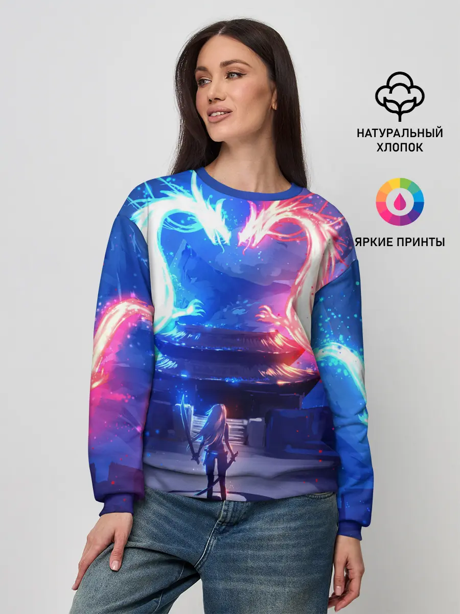 Женский свитшот / БИТВА ДРАКОНОВ