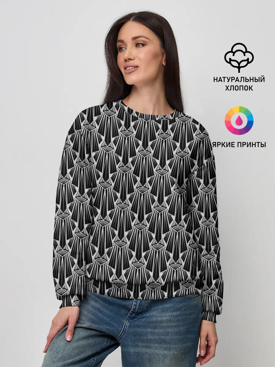 Женский свитшот / Узор Арт деко