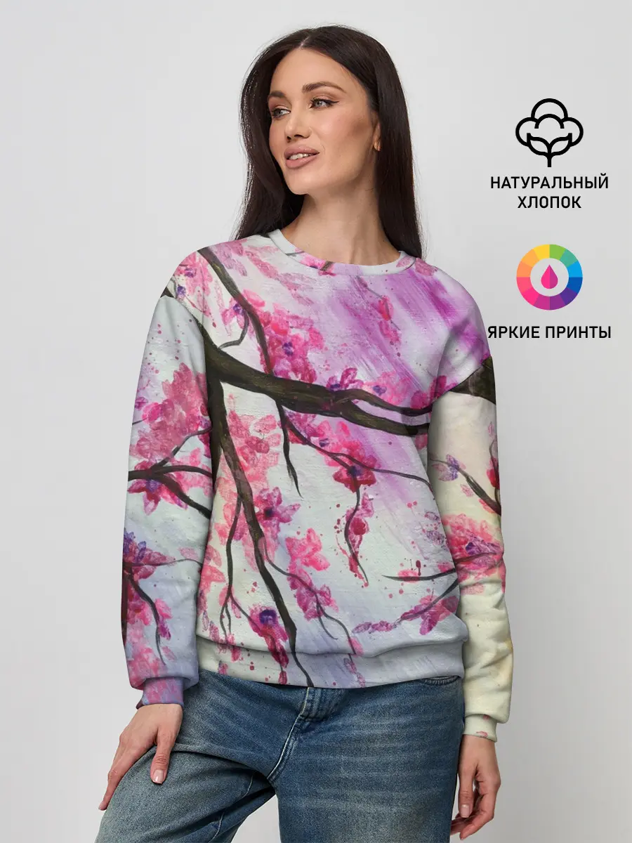 Женский свитшот / ОДИН ДЕНЬ В ЯПОНИИ