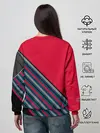 Женский свитшот / Абстрактный асимметричный