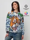Женский свитшот / Тигр