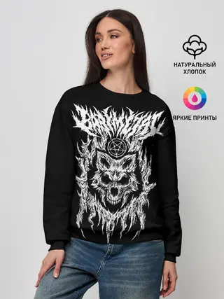 Женский свитшот / Baby Metal Wolf