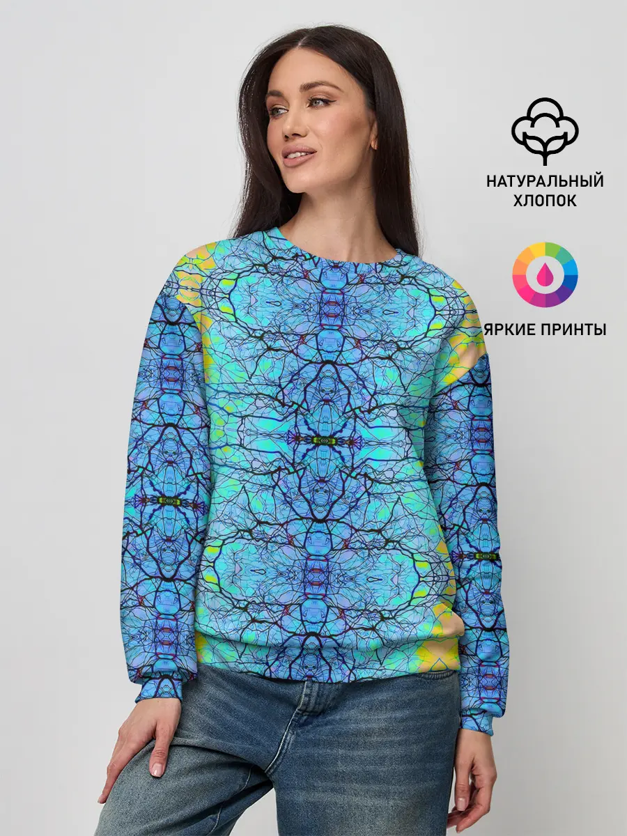 Женский свитшот / Психоделика