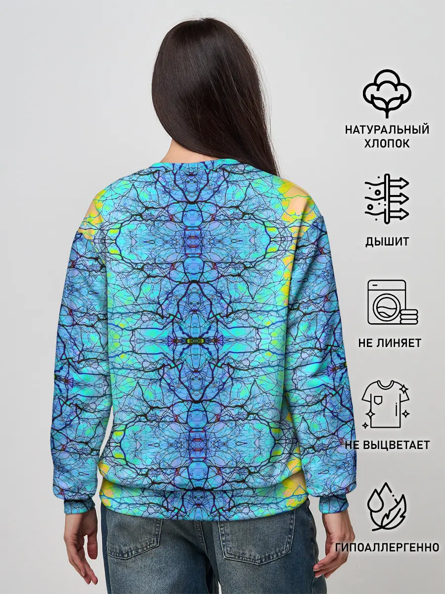 Женский свитшот / Психоделика