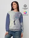 Женский свитшот / Летящая девушка