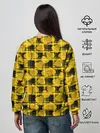 Женский свитшот / Желто-черный модный узор