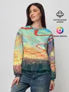 Женский свитшот / Токио красками