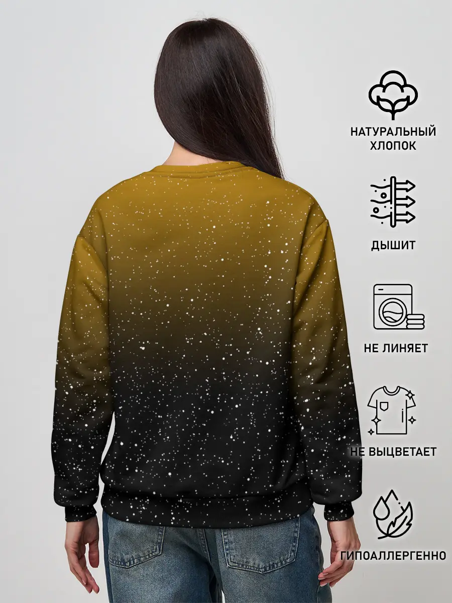 Женский свитшот / ЕНОТ АСТРОНАВТ | ЛУННЫЙ ЕНОТ