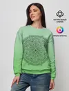 Женский свитшот / Peacefull green