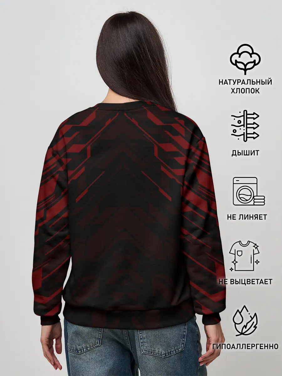 Женский свитшот / DEMON | CYBERPUNK 2077 | КИБЕРПАНК