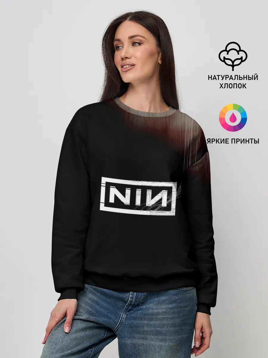 Женский свитшот / Cyber NIN