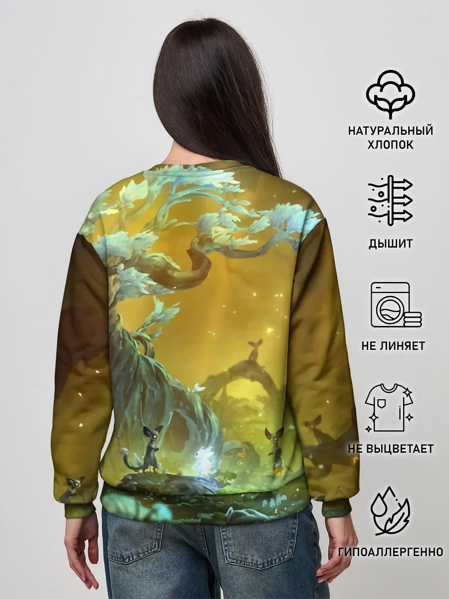 Женский свитшот / Ori and the Will of the Wisps