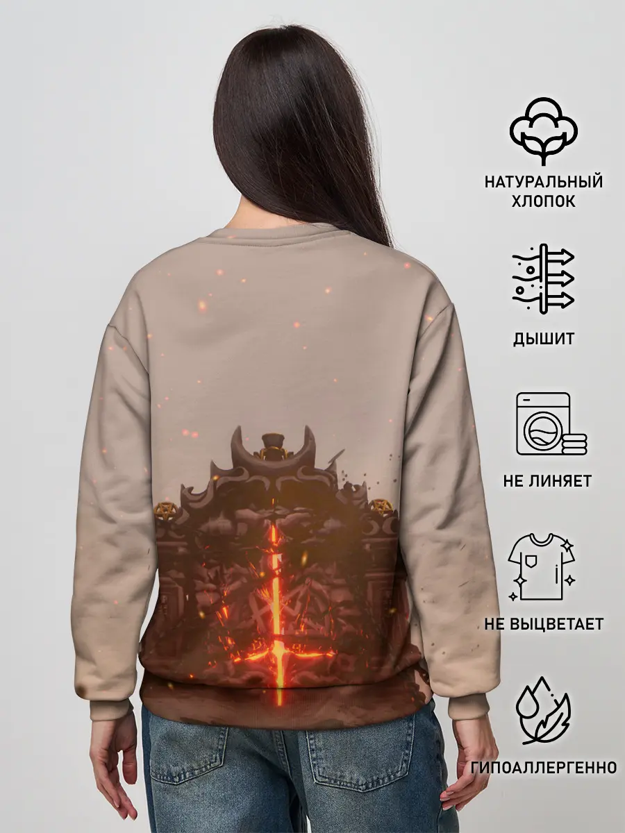 Женский свитшот / DOOM | ДУМ