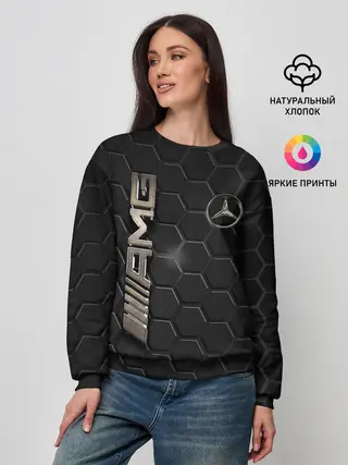 Женский свитшот / MERCEDES LOGO BRONZE