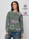 Женский свитшот / Розовые орхидеи