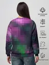 Женский свитшот / Разноцветный геометрический уз