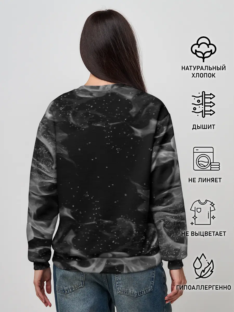 Женский свитшот / MITSUBISHI | ОГОНЬ