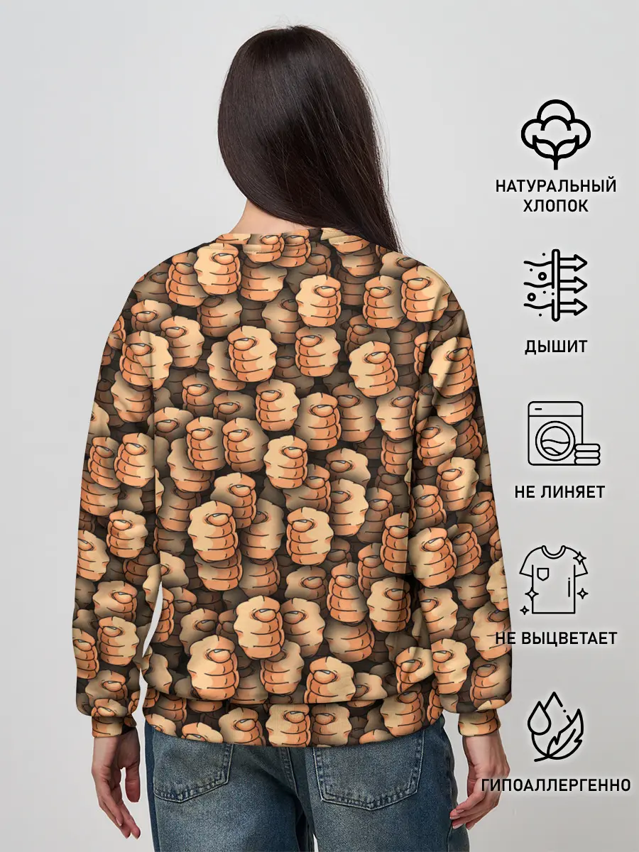 Женский свитшот / Фиг вам