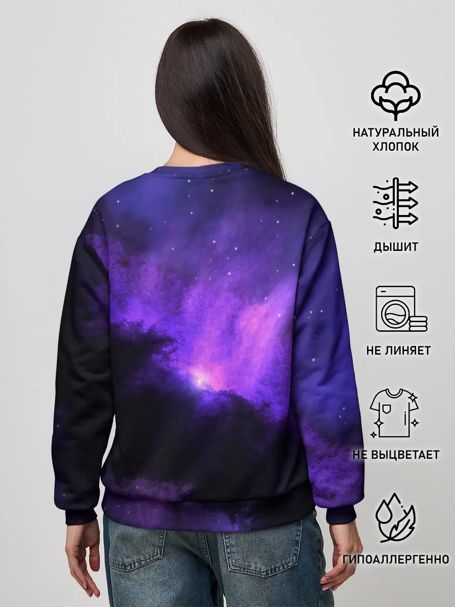 Женский свитшот / Пикачу прыжок в молниях