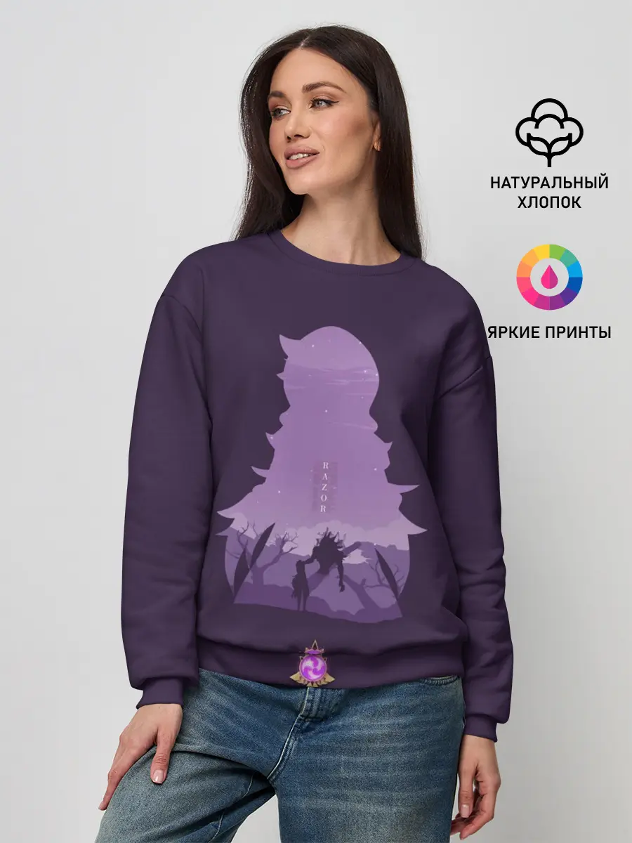 Женский свитшот / RAZOR | РЕЙЗОР | ГЕНШИН