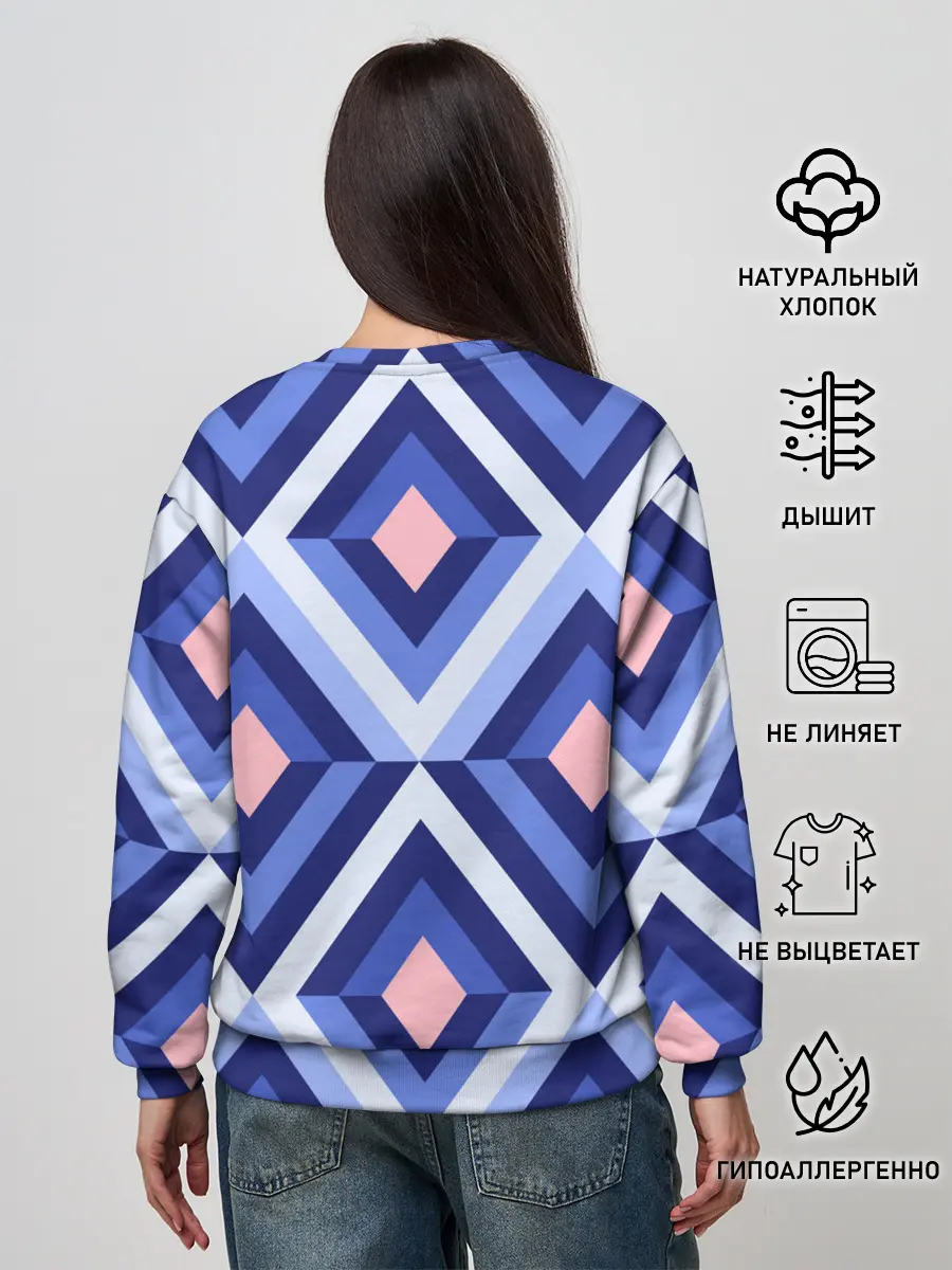 Женский свитшот / узор