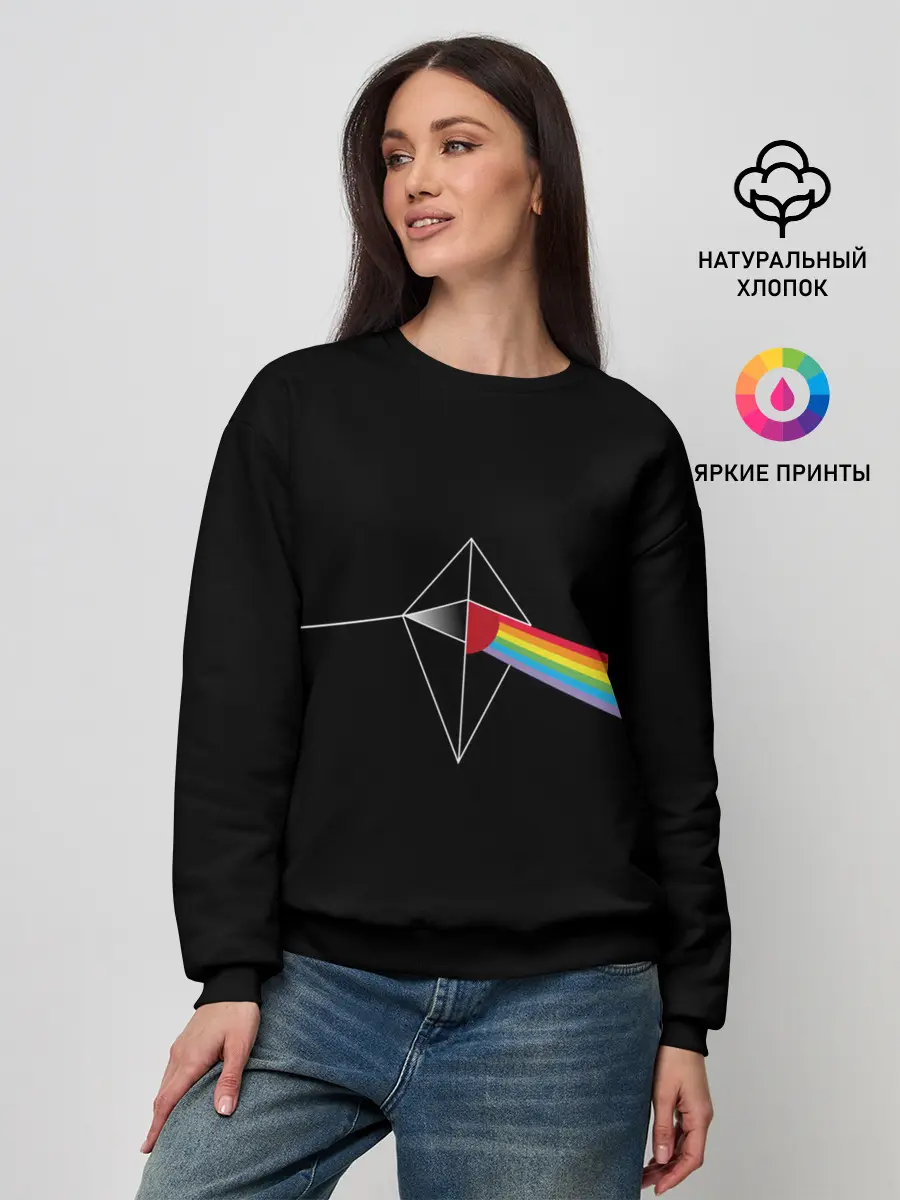 Женский свитшот / No mens sky x Pink Floyd