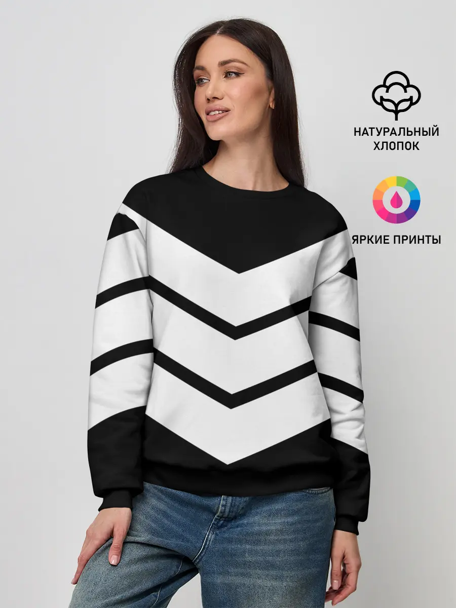 Женский свитшот / Три полоски
