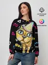 Женский свитшот / Котик