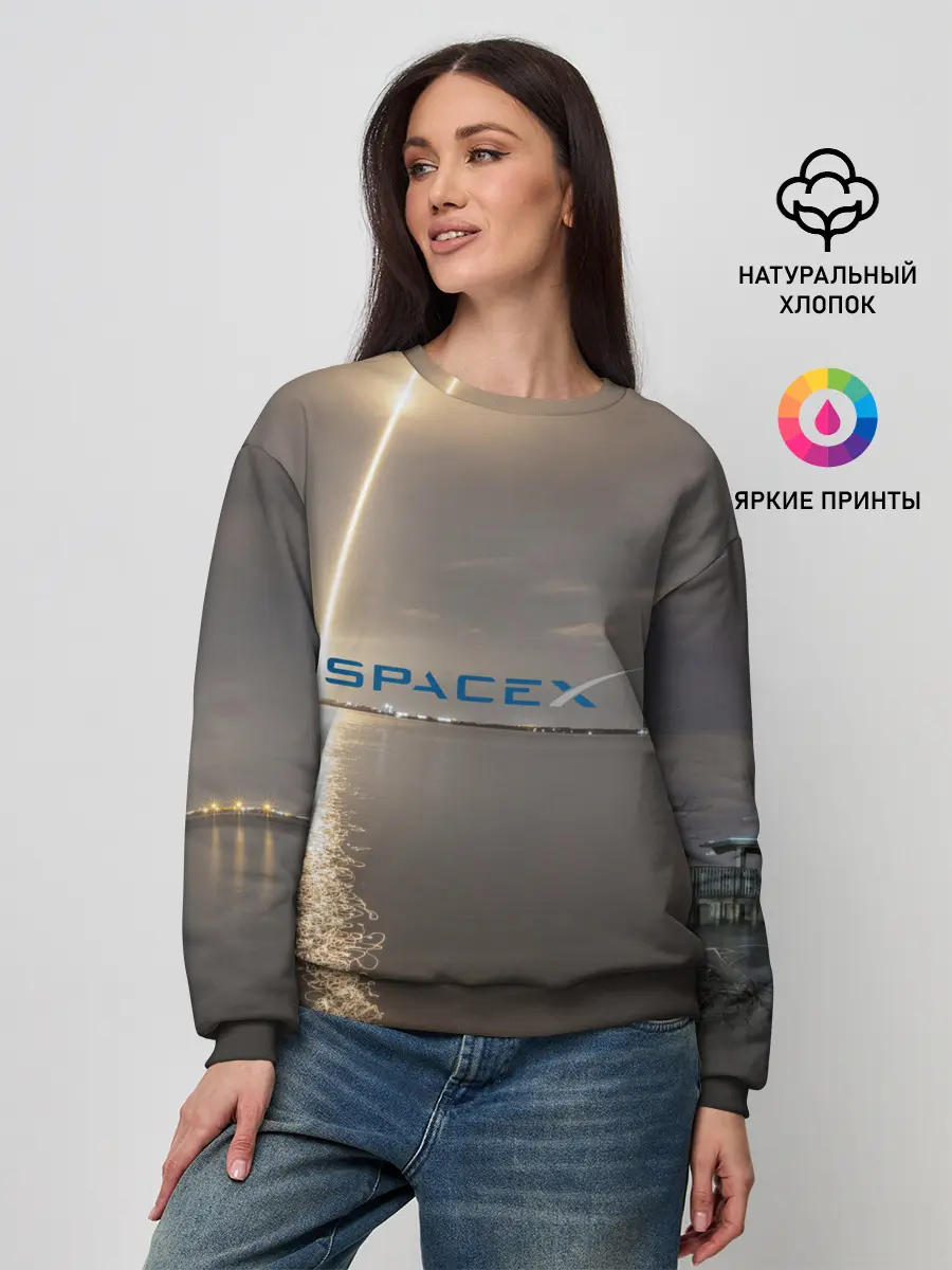 Женский свитшот / SpaceX Dragon 2