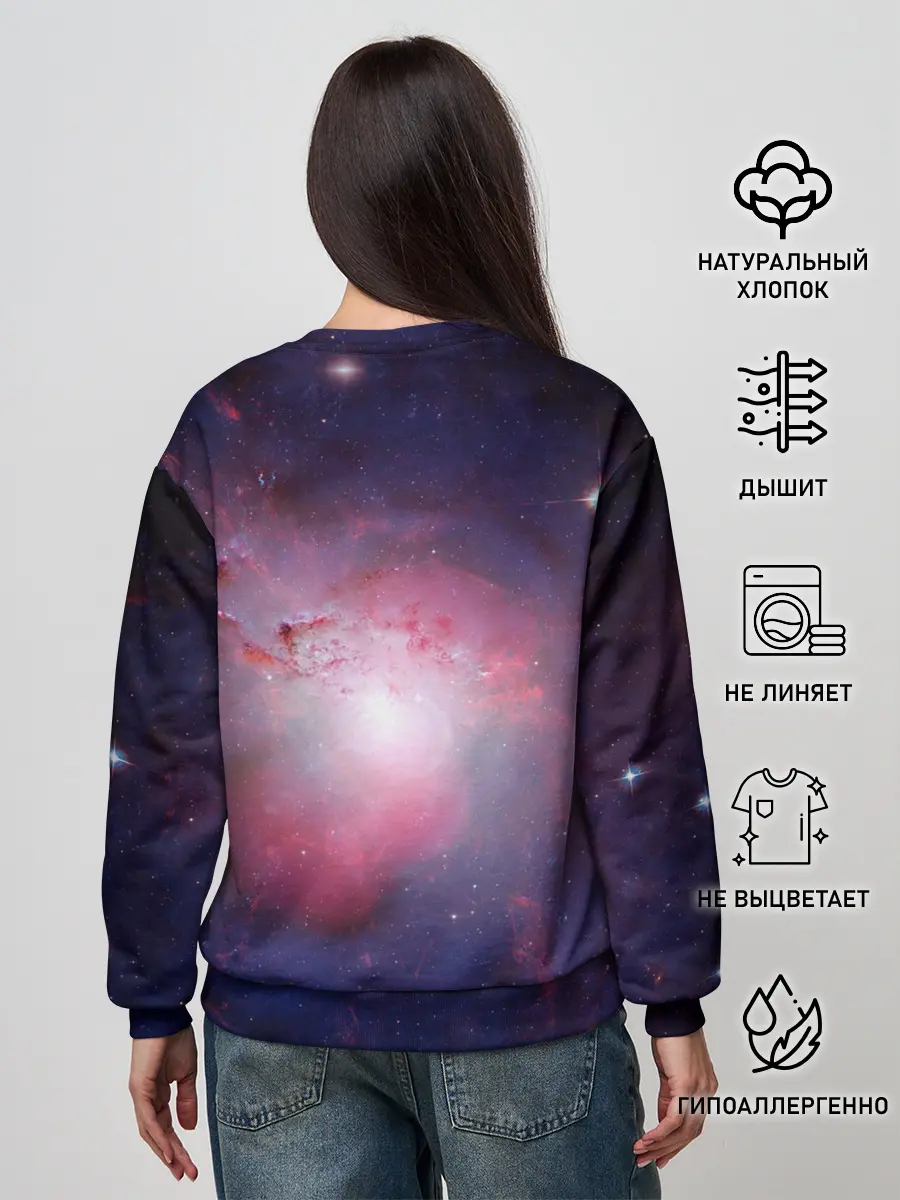 Женский свитшот / Virgin Galactic космос