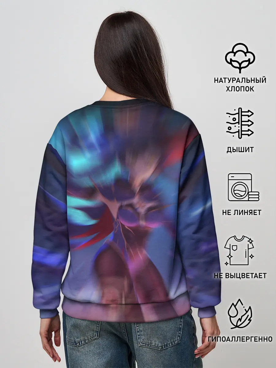 Женский свитшот / Mona | Genshin Impact | Геншин Импакт