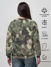 Женский свитшот / Камуфляж из матрёшек