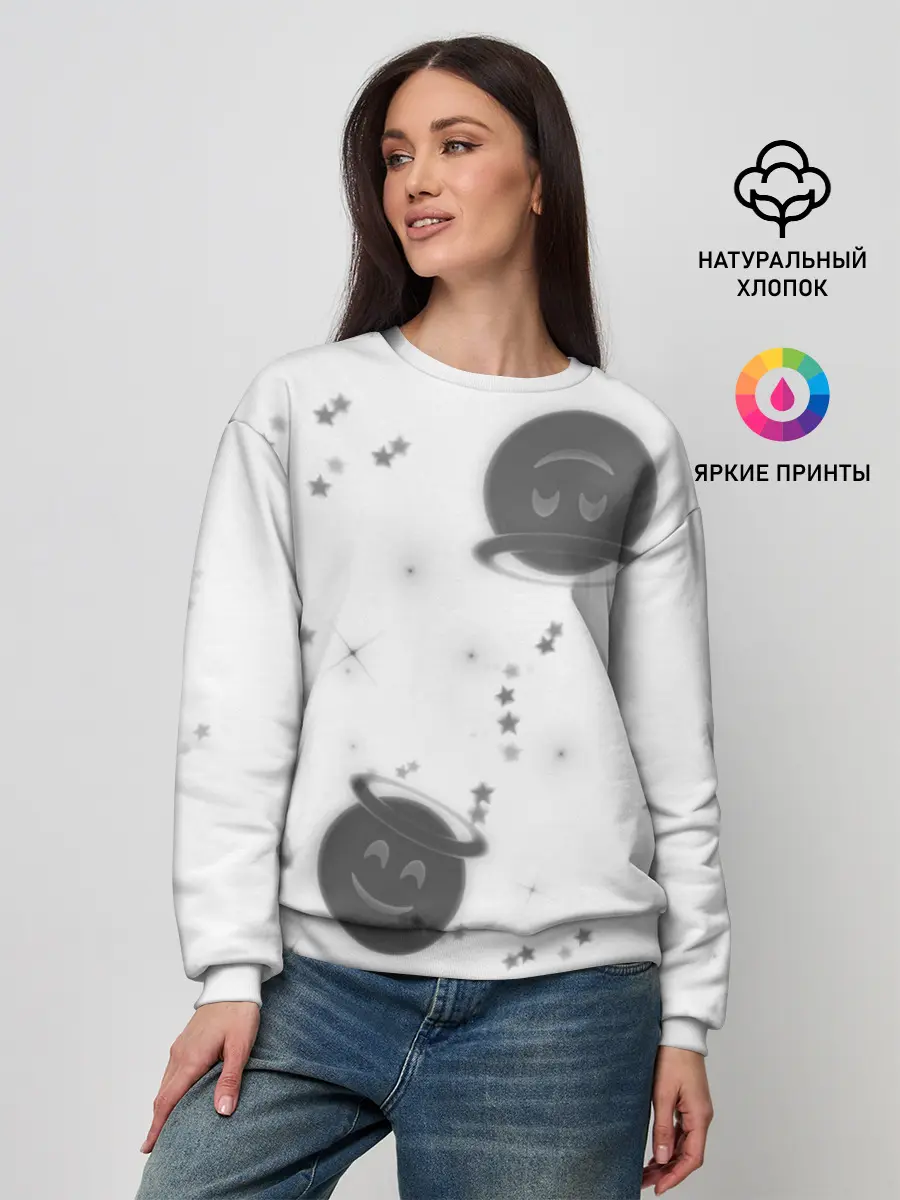 Женский свитшот / Смайл