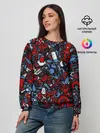 Женский свитшот / RedBlue stikers