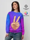 Женский свитшот / ВСЕМ МИР | PEACE
