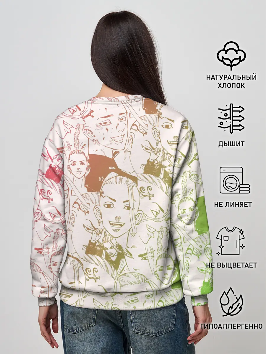 Женский свитшот / ДОРАКЕН Токийские Мстители