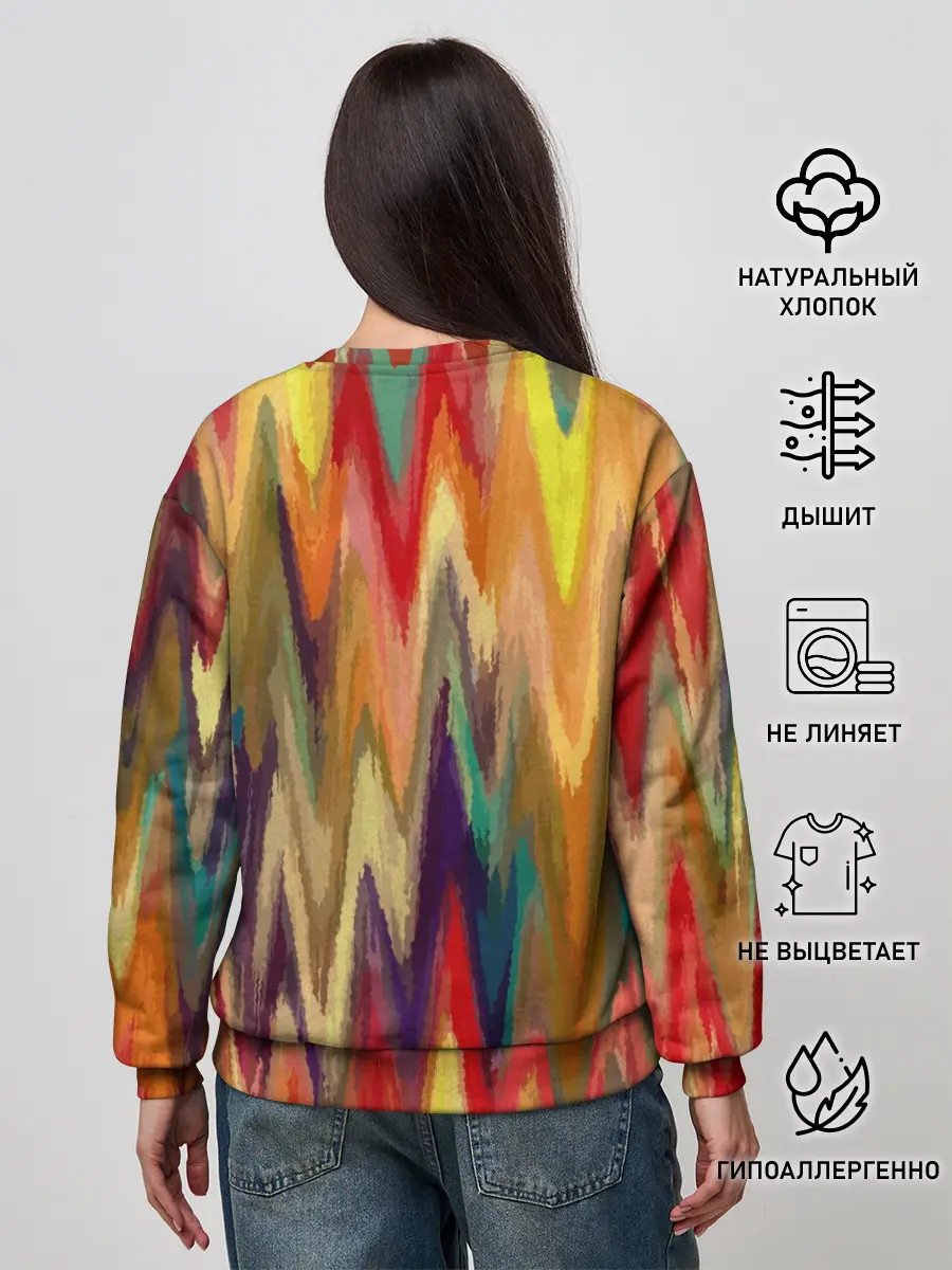 Женский свитшот / Секрет иката