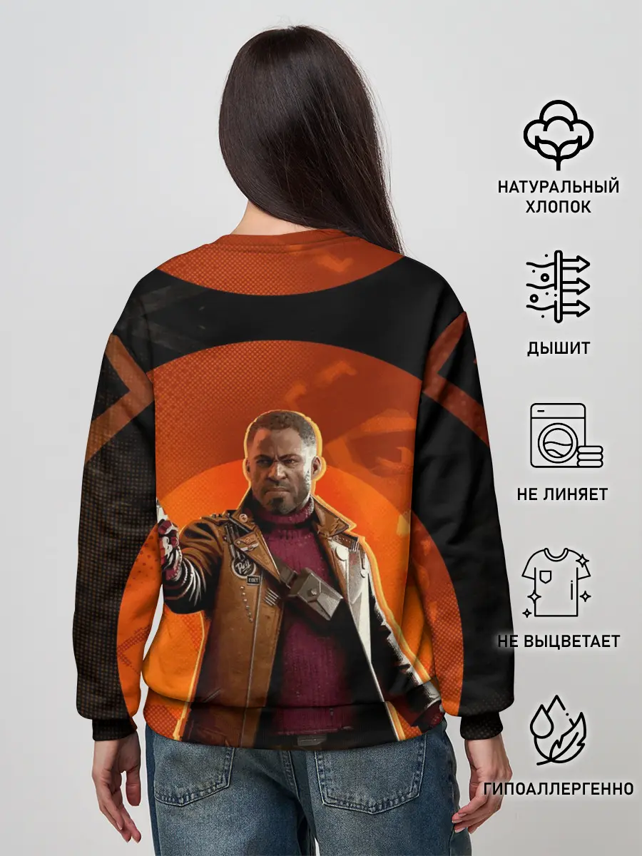 Женский свитшот / Кольт на фоне Джулианны