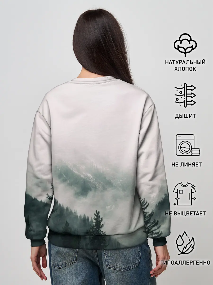 Женский свитшот / FENRIR | РУНЫ | RUNES