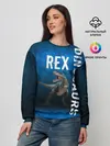 Женский свитшот / Dinosaurs Rex 3D