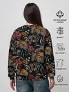 Женский свитшот / Цветочный модный узор