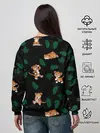 Женский свитшот / Милый тигр