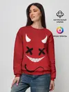 Женский свитшот / Red Evil Smile