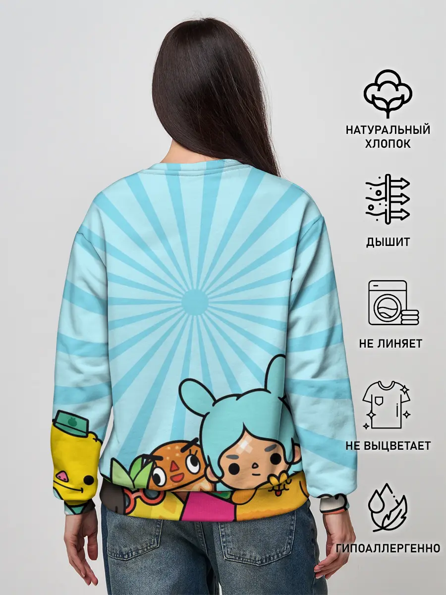 Женский свитшот / Toca boca life