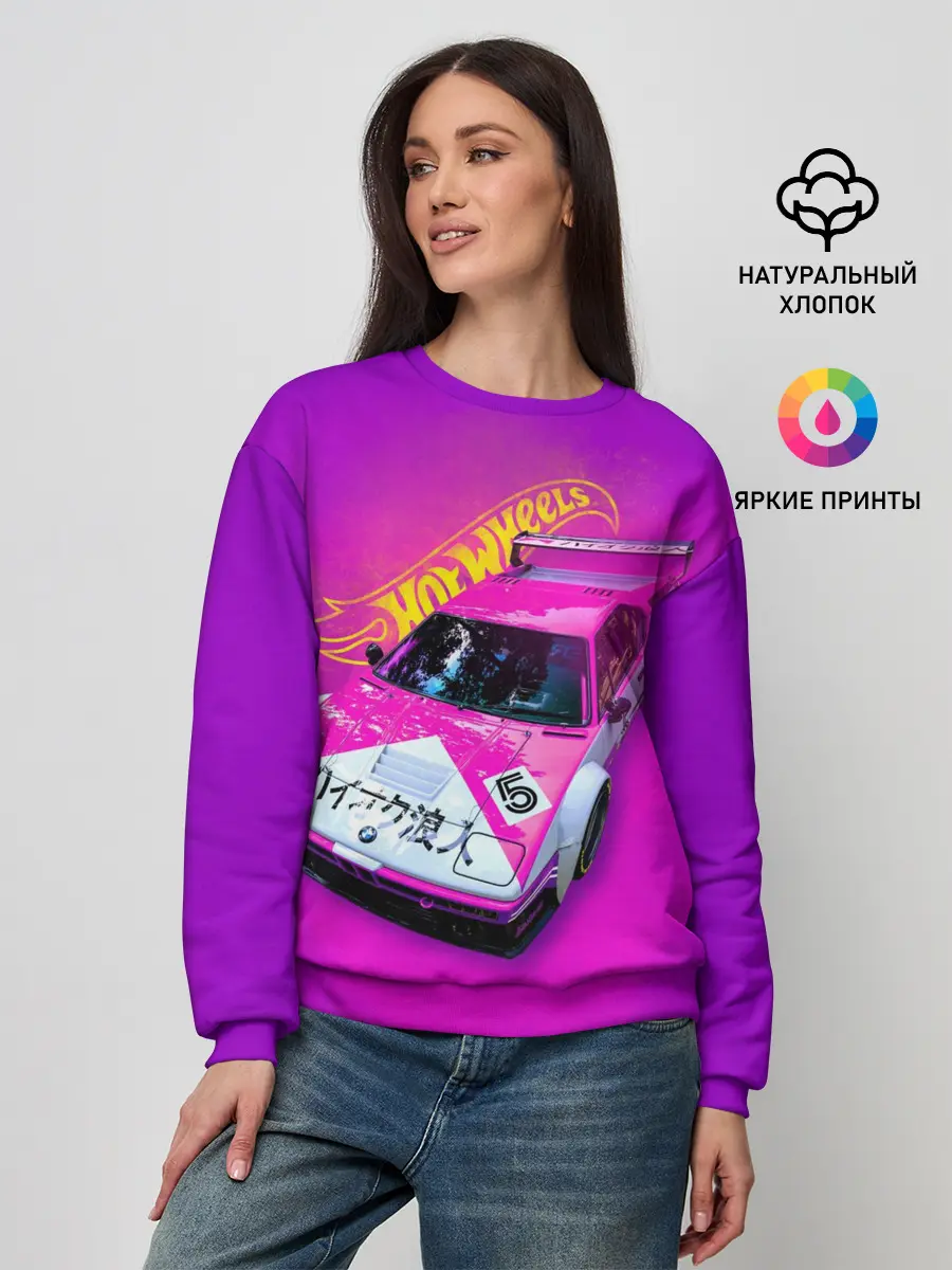 Женский свитшот / Hot Wheels. Хот Вилс