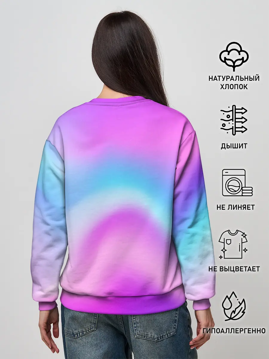 Женский свитшот / Мороженое | Ice Scream | Череп