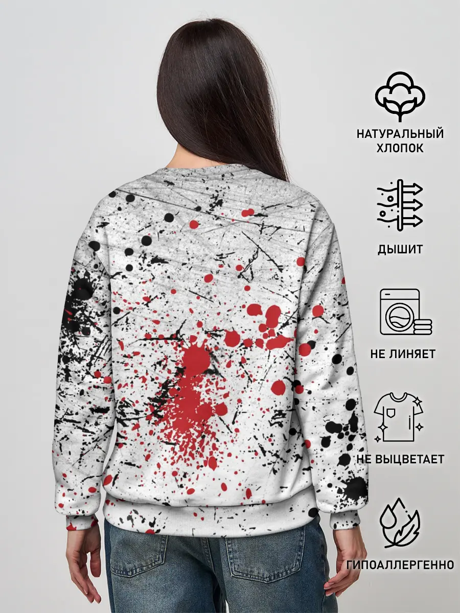 Женский свитшот / Кемикал Романс Рок Группа Лого