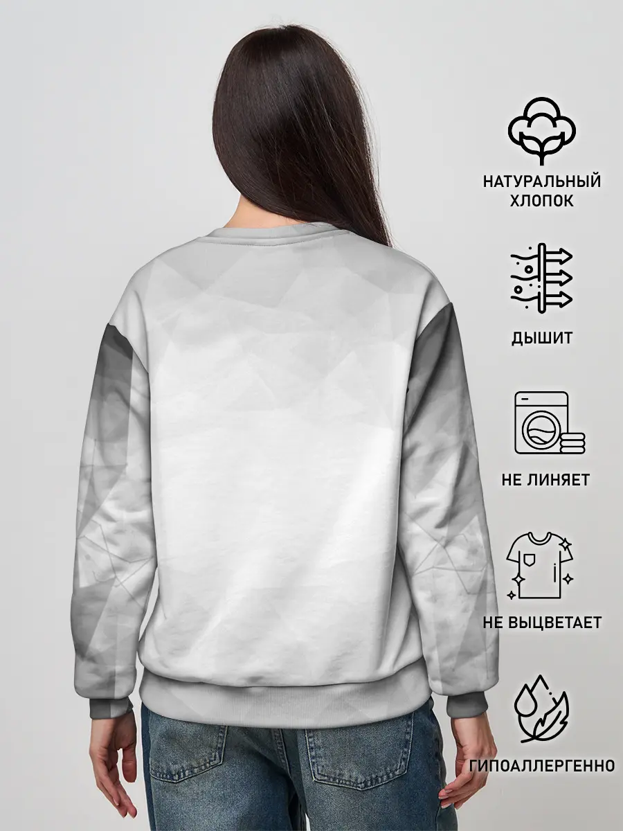 Женский свитшот / SKULL BY VIK CANEMIRA