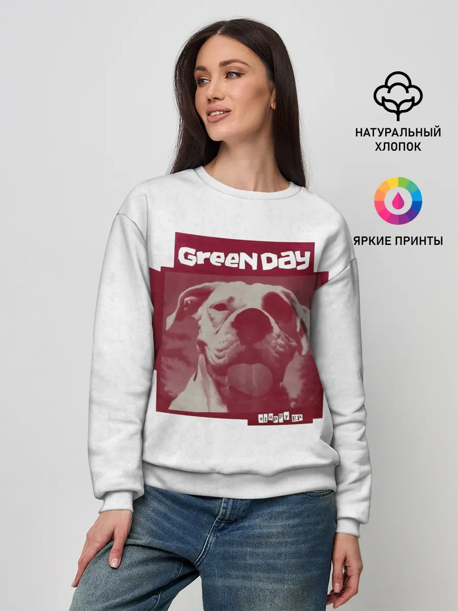 Женский свитшот / Slappy - Green Day